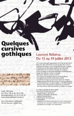 Laurent Rebena calligraphie stage 2013 04 les abréviations médiévales Calligraphis Stiennon Bichoff 