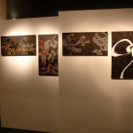 Laurent Rebena calligraphie oeuvre interpretation contemporaine Festival Printemps des ecritures