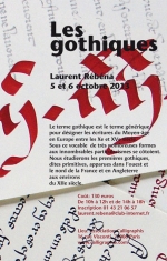 Laurent Rebena calligraphie stage 2013 10 Les gothiques Calligraphis