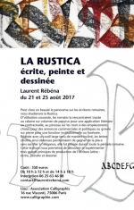 Laurent Rébéna Stage été 2017 calligraphie Alphabet Rustica